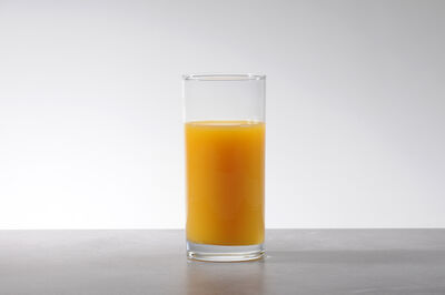 Orange, jus à base de concentré